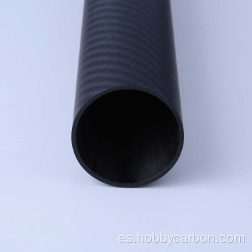 Tubo redondo de fibra de carbono, equipo de resistencia al calor, tubo de marco